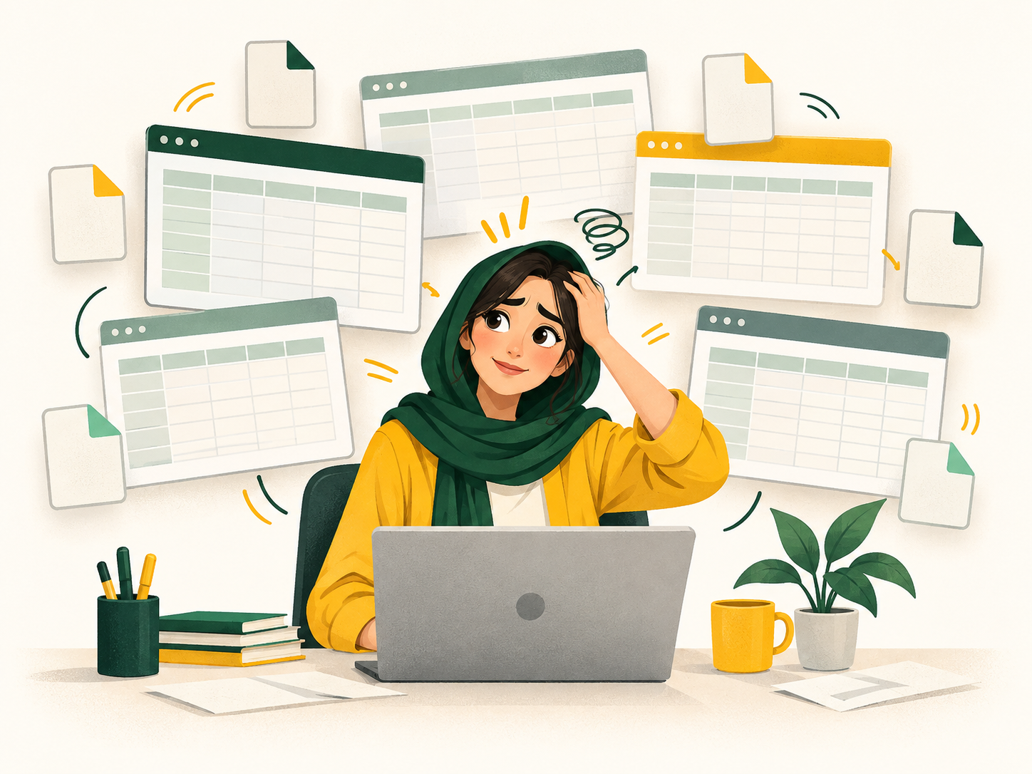 سردرگمی نسخههای مختلف فایل اکسل مشتریان