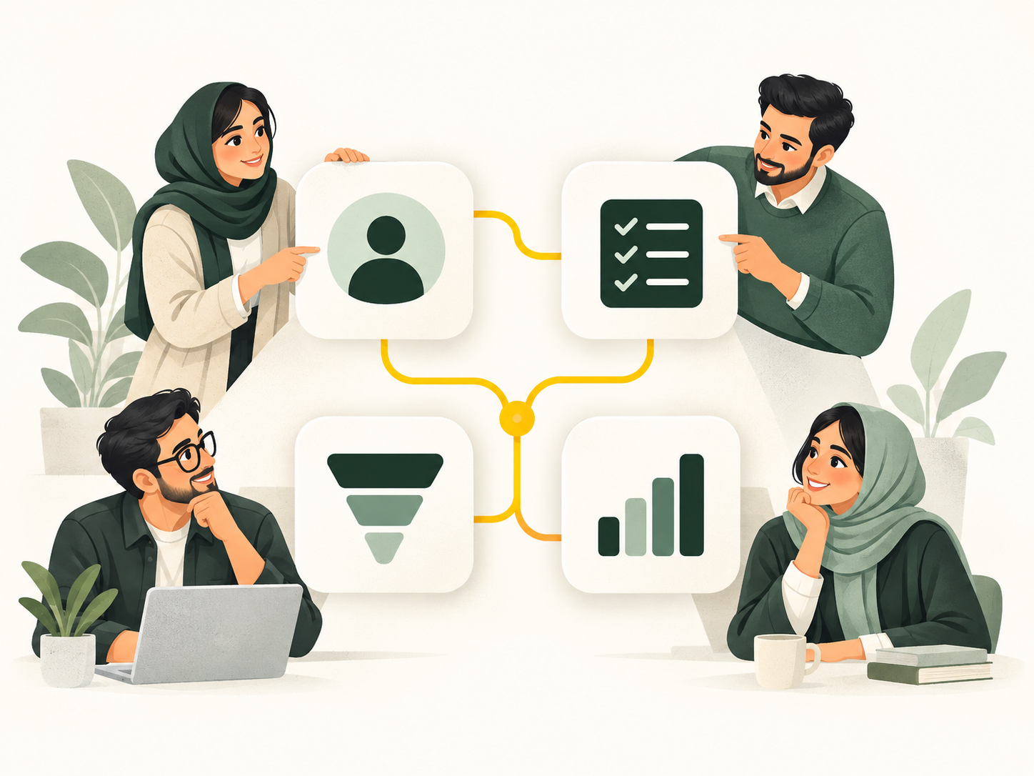 اجزای اصلی یک نرم‌افزار CRM